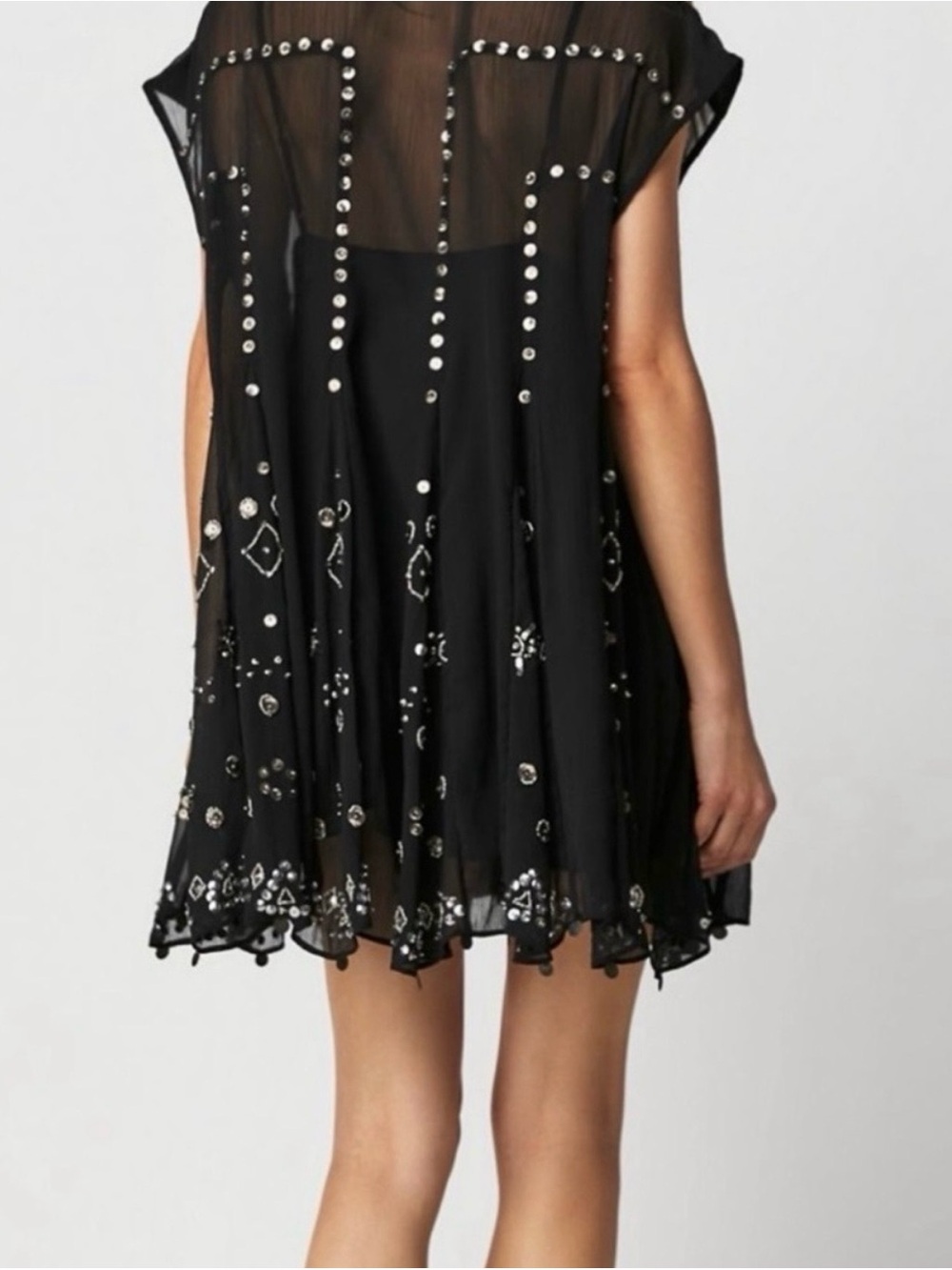 Free People Black mini dress - Picture 3 of 6